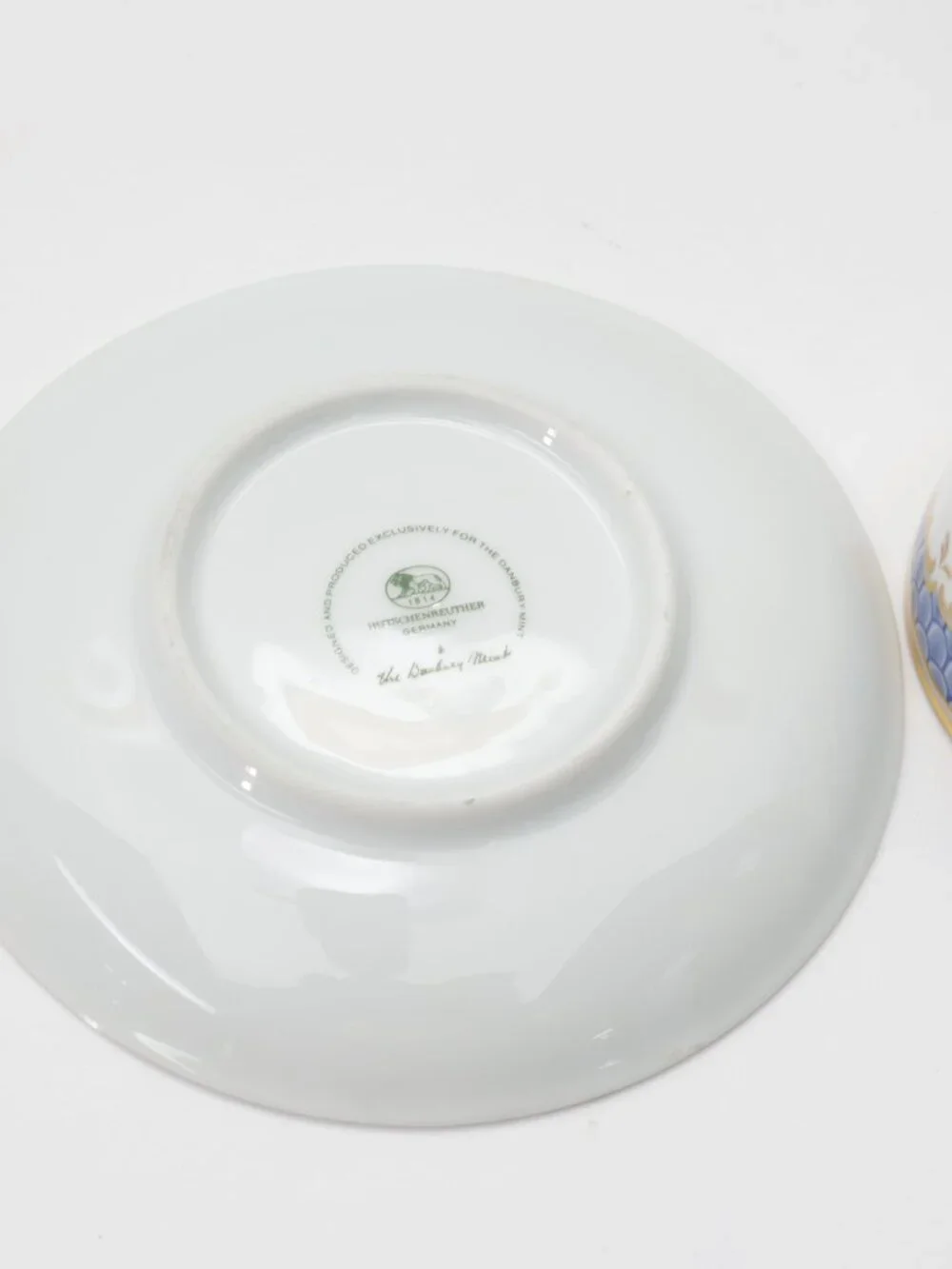 Vintage Hutschenreuther COBURG Pattern for Danbury Mint Demitasse Cup and Saucer